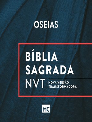 cover image of Bíblia NVT--Oseias